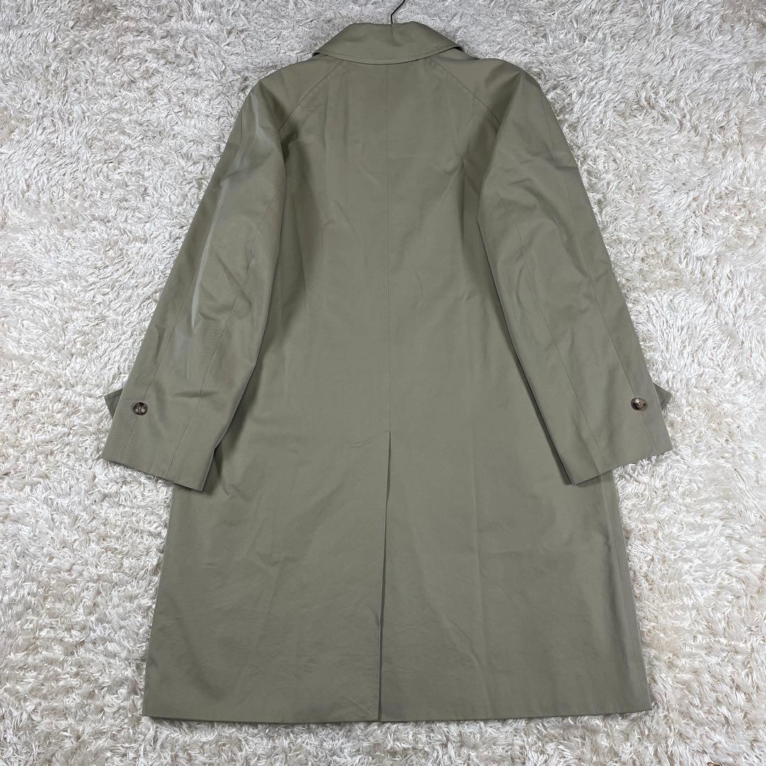 GRENFELL グレンフェル 英国製 裏地チェック ステンカラーコート 38M