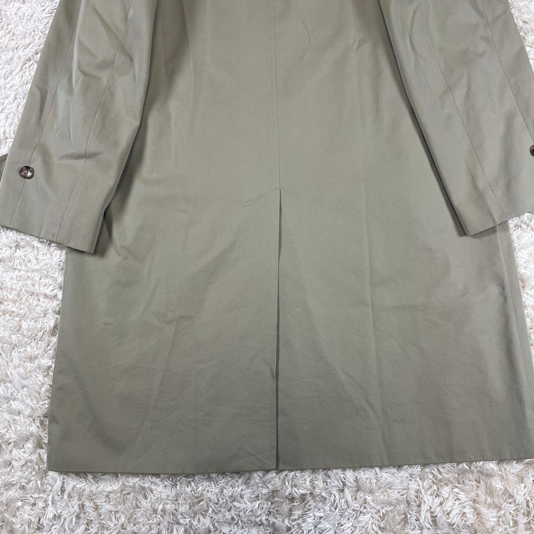 GRENFELL グレンフェル 英国製 裏地チェック ステンカラーコート 38M