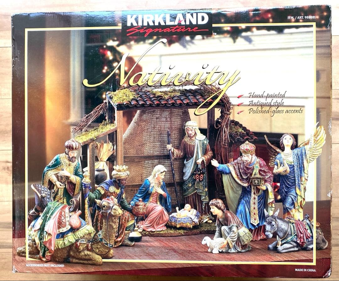 コストコ　ネイティビティ 　キリスト誕生　未開封　クリスマス　置物　【入手困難】