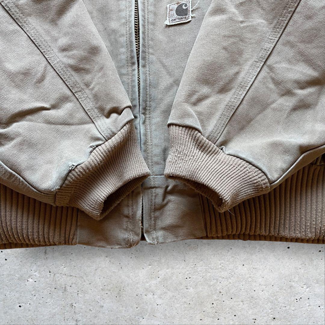 【00s】carharttアクティブジャケット　ダック地　身幅広め　フェード