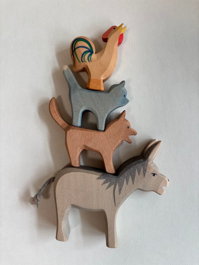 オストハイマー　ブレーメンの音楽隊　木製おもちゃ