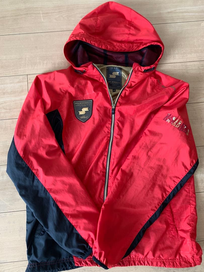 SSK ヤクルトスワローズ　川端慎吾選手　実使用　ウインドブレーカー