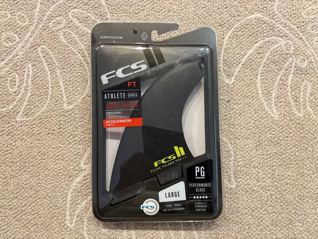 FCS II Filipe Toledo Pro II L フィン 3枚セット