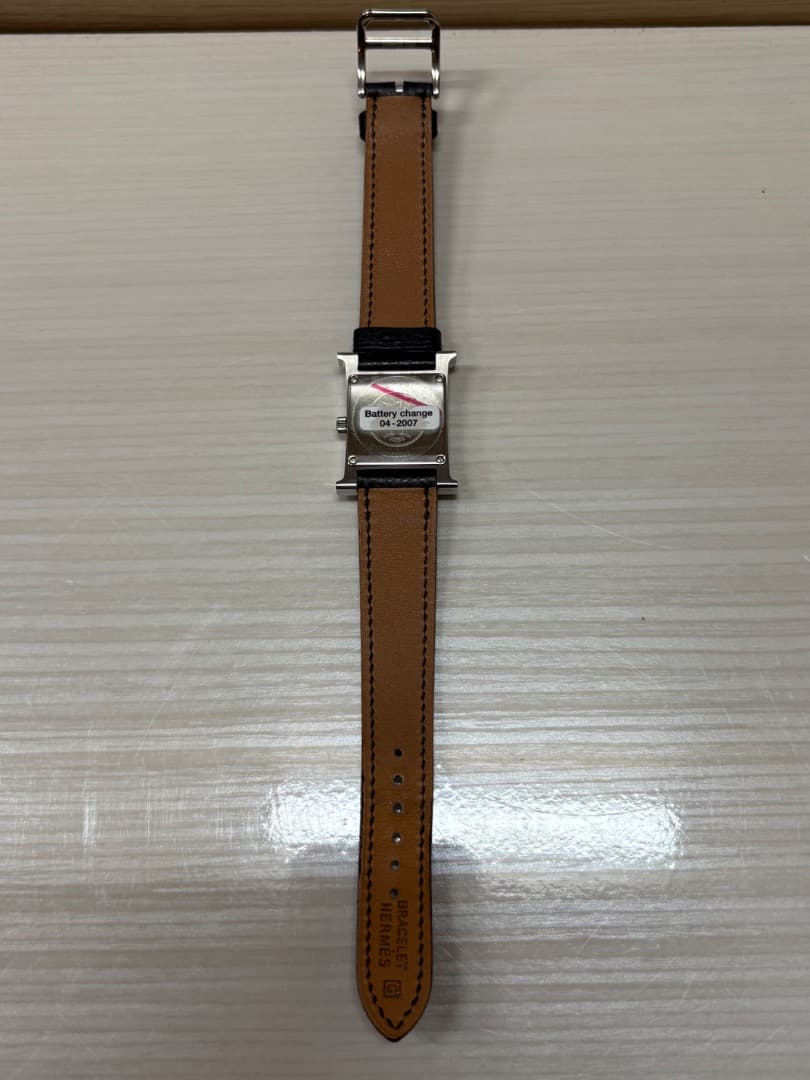 【付属品付き・現状品】HERMES エルメス　Hウォッチ　HH1.210