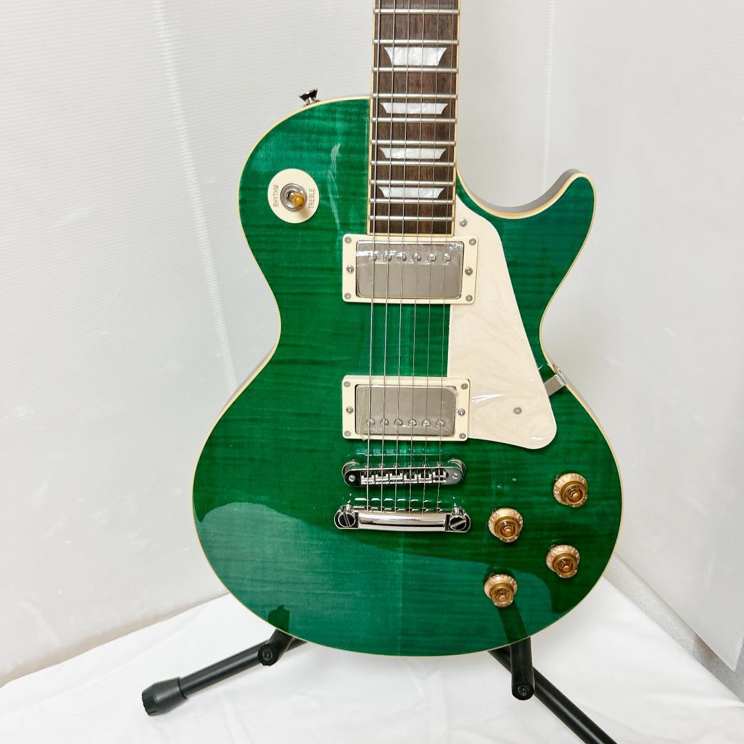 美品 Burny バーニー Lespaul Custom レスポール グリーン