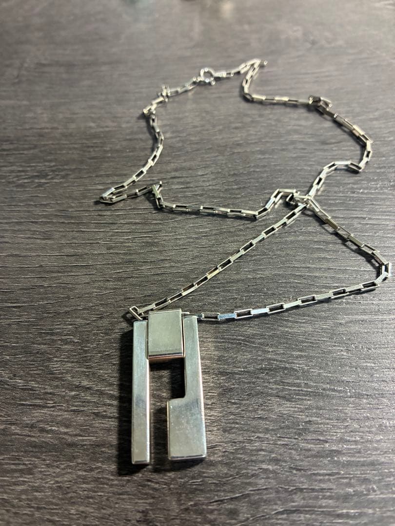 GUCCI グッチ シルバーネックレス チェーンネックレス メンズ