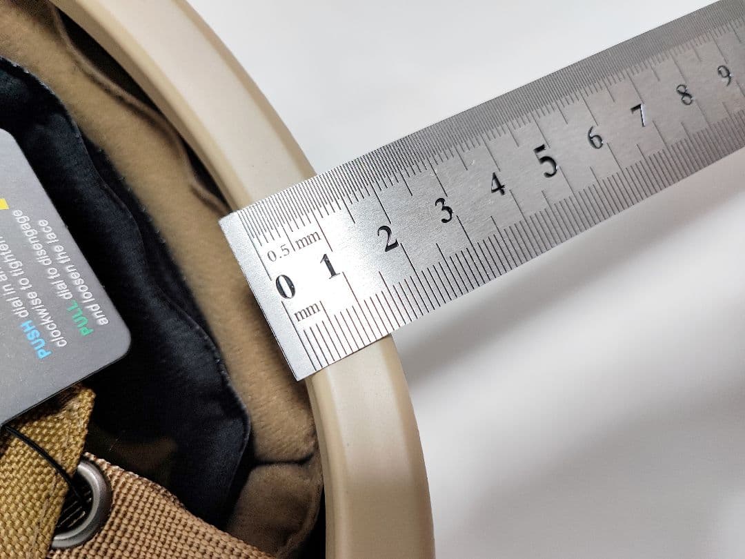 NIJ IIIA レベル3A 防弾ヘルメット TAN 55～62cm 新品未使用