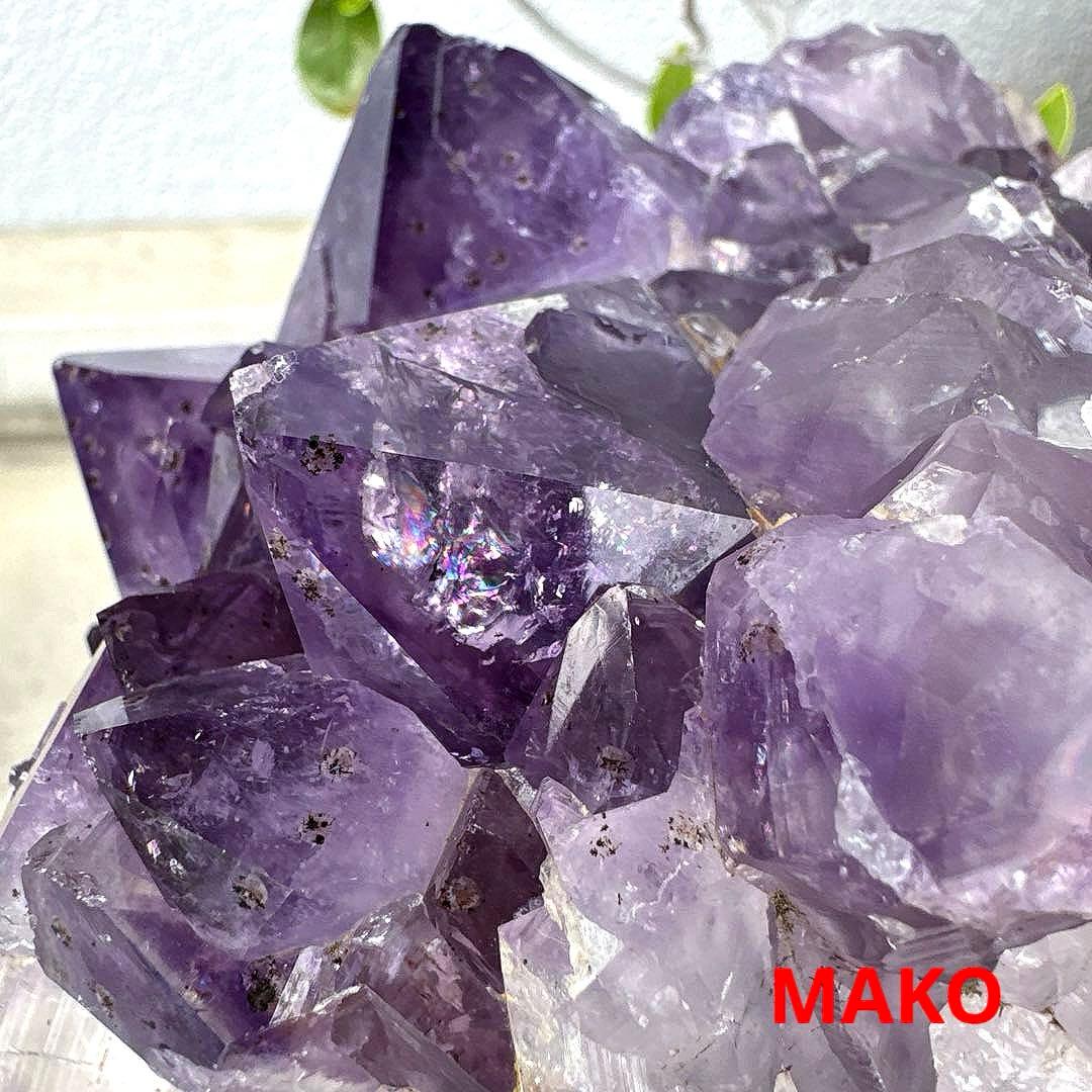 M1674☆アメジストクラスター1.6Kg☆天然石　原石☆N50301-B