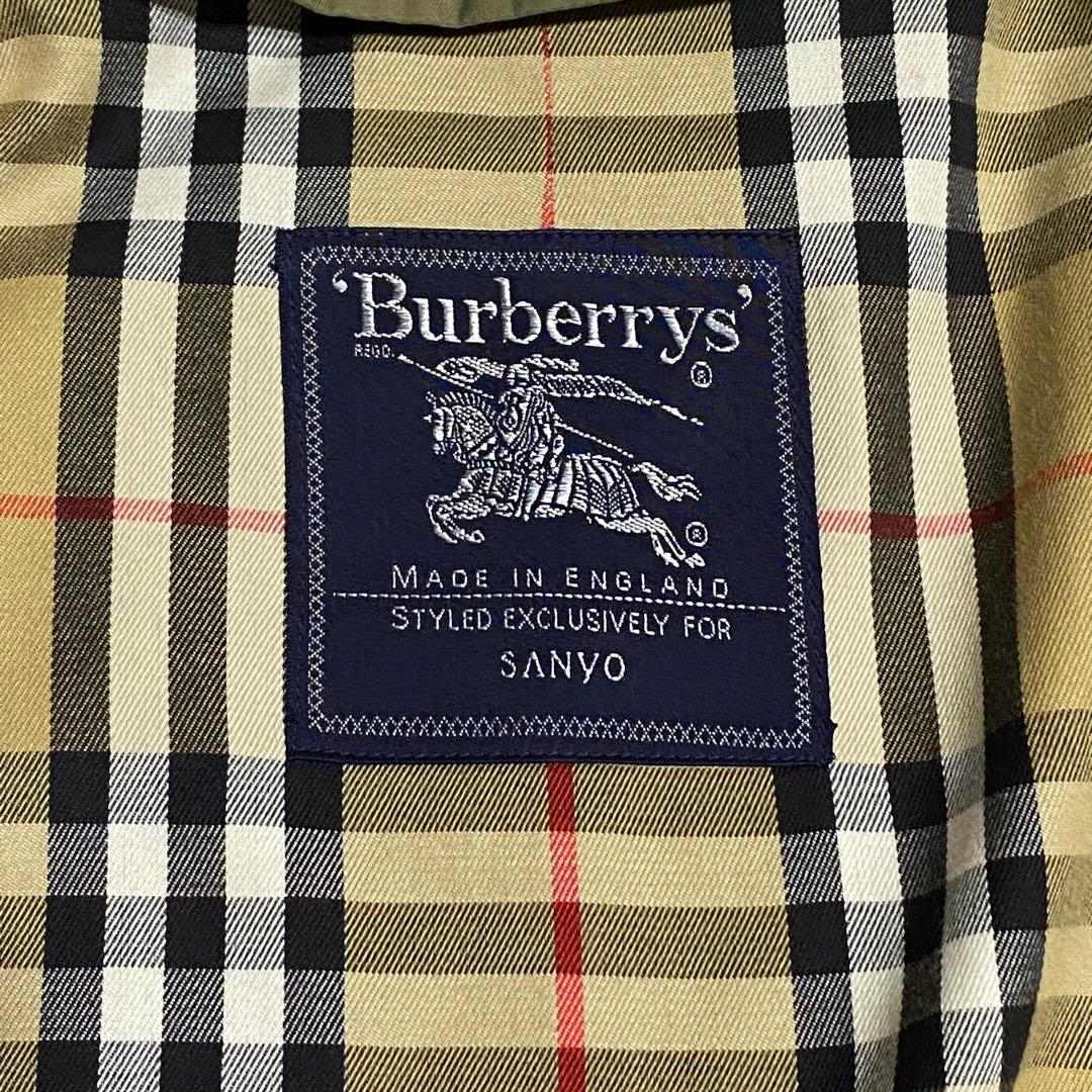 【希少】【高級】Burberry's・トレンチコート・玉虫色・ライナー付き