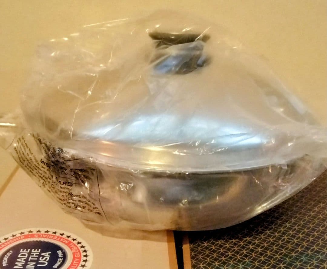 サラダマスター SA705-WO 5QTウォック蓋付き両手鍋