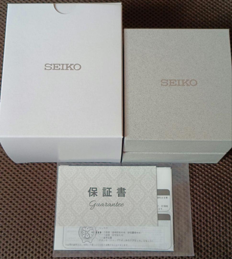 新品♪サファイアガラス！ SEIKO セイコー クロノグラフ SNDA87P1