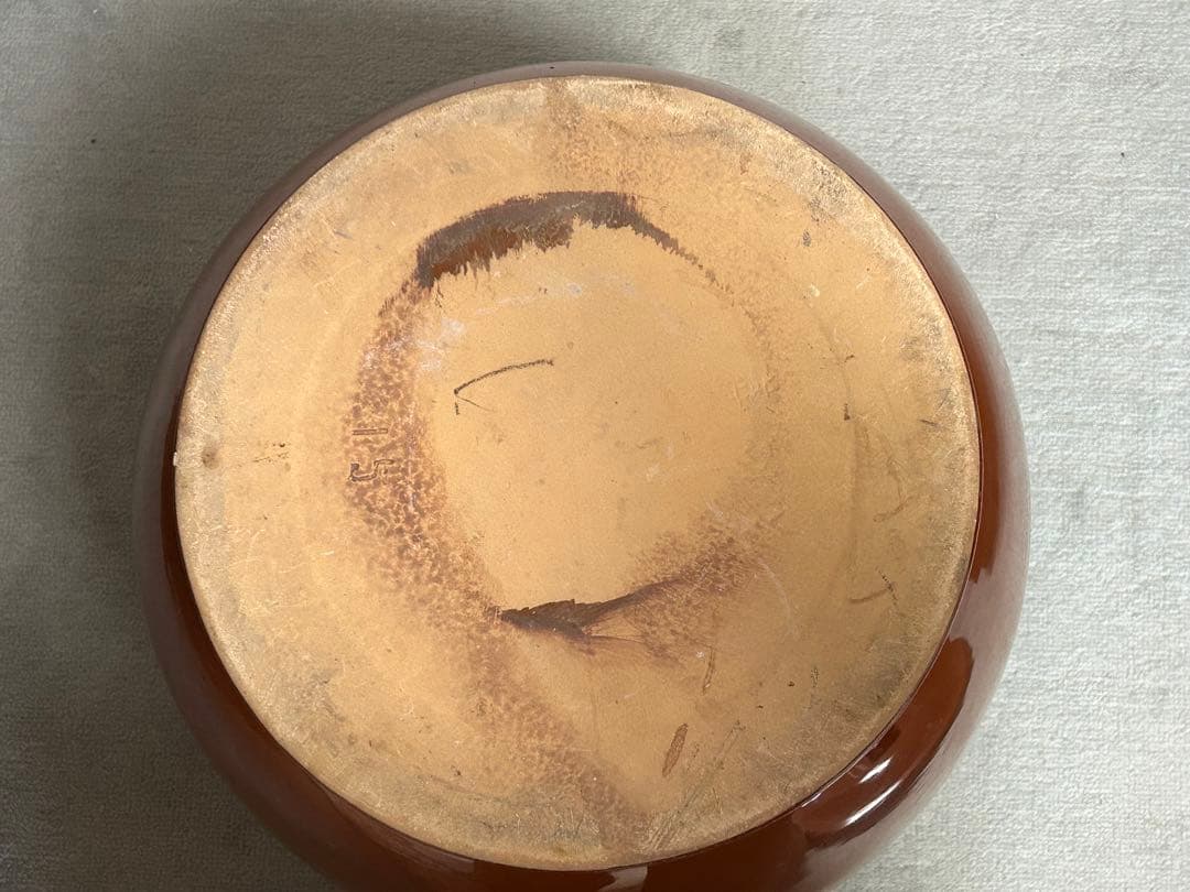 久松窯　常滑焼　15号　27.0L蓋付き梅干し