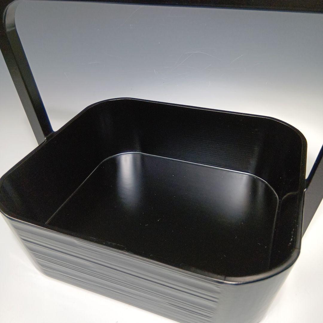 値下げ茶道具　宗恵　黒一関塗虫籠　莨盆　 共箱　美品