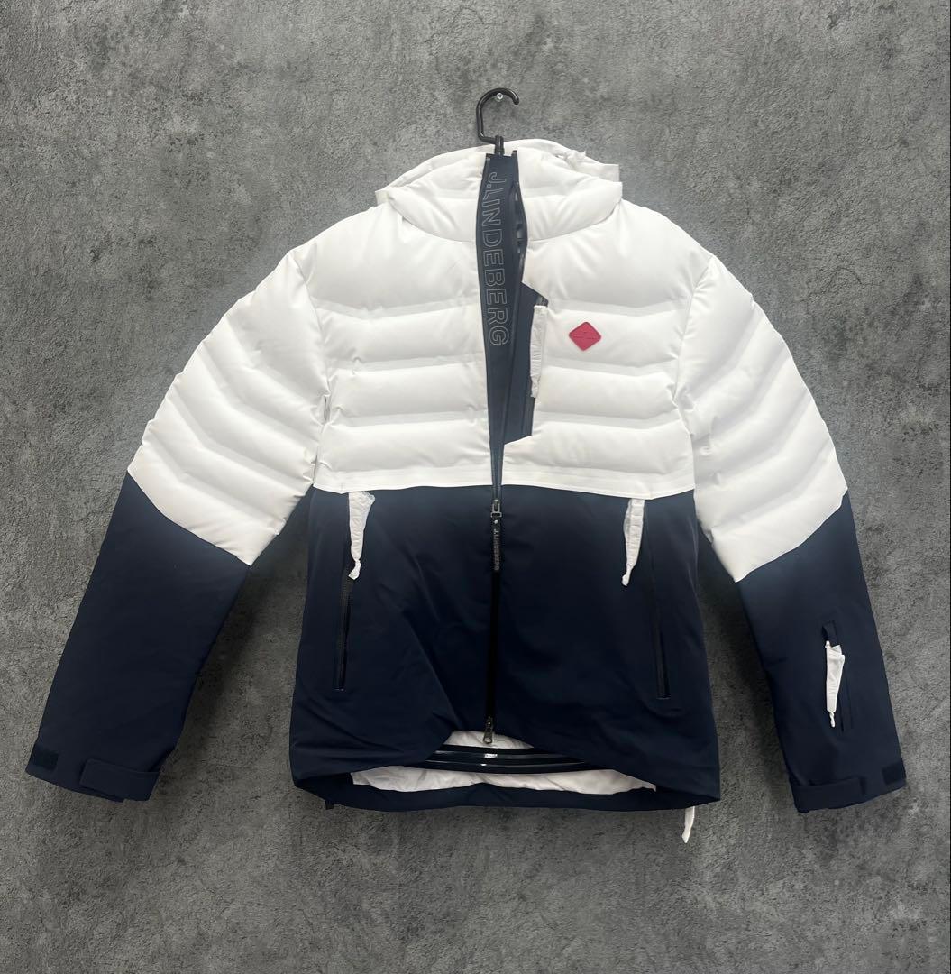 J.LINDEBERG スノボー・スキーウェア ホワイト／ネイビー 新品未使用