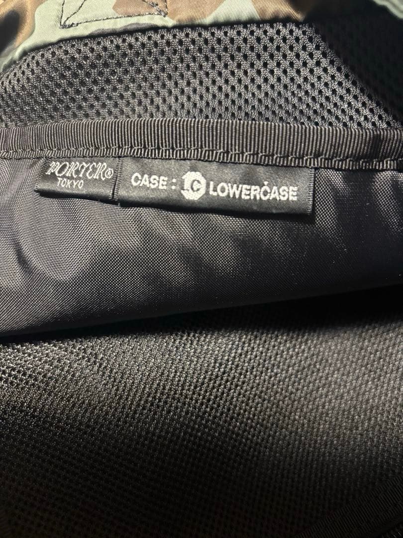 【未使用】LOWERCASE×PORTER×EDIFICE トートバッグ 迷彩