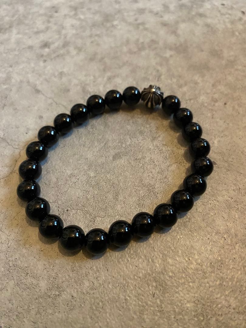 アクセサリー CHROME HEARTS 1 SILVER BEADS BRACELET