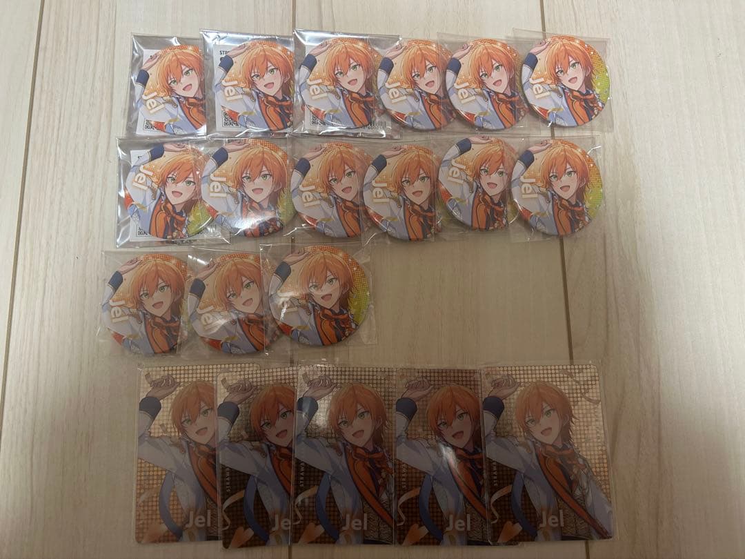 すとぷり ジェルくん 缶バッジ＆カードセット