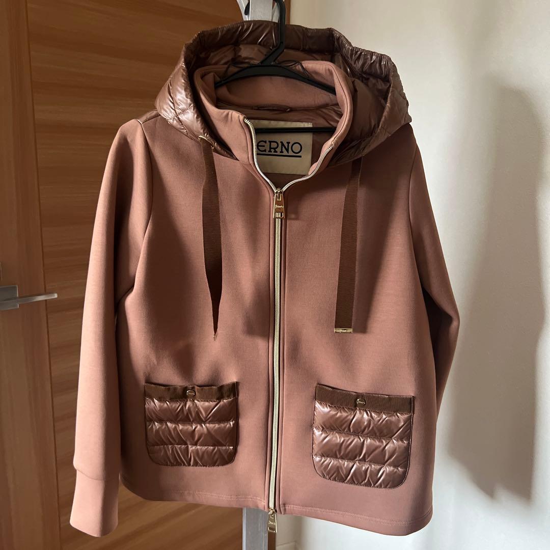 HERNO ヘルノ　ブラウン ダウンジャケット 40