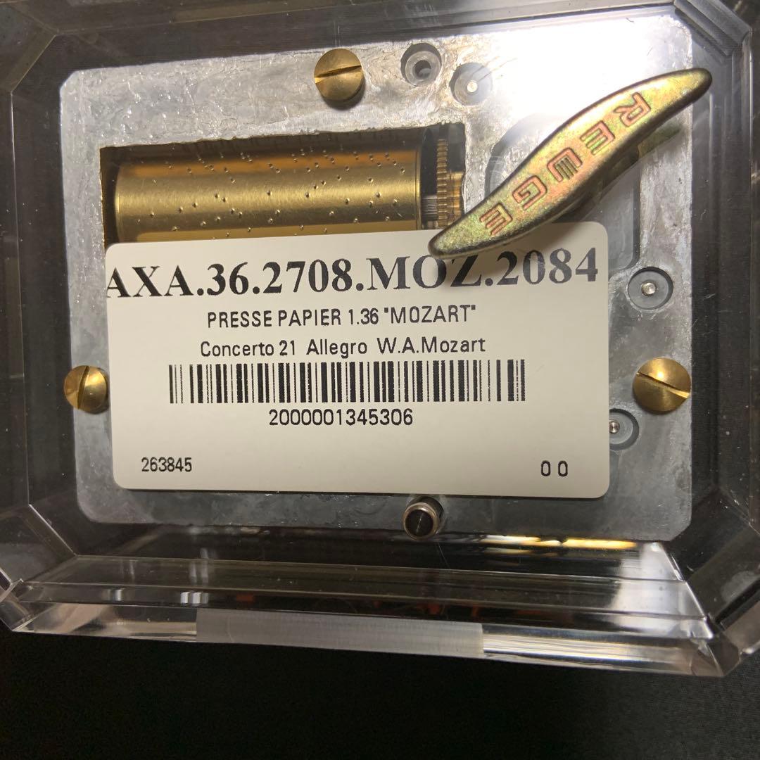 REUGE オルゴール 36弁 アクリルケース mozart