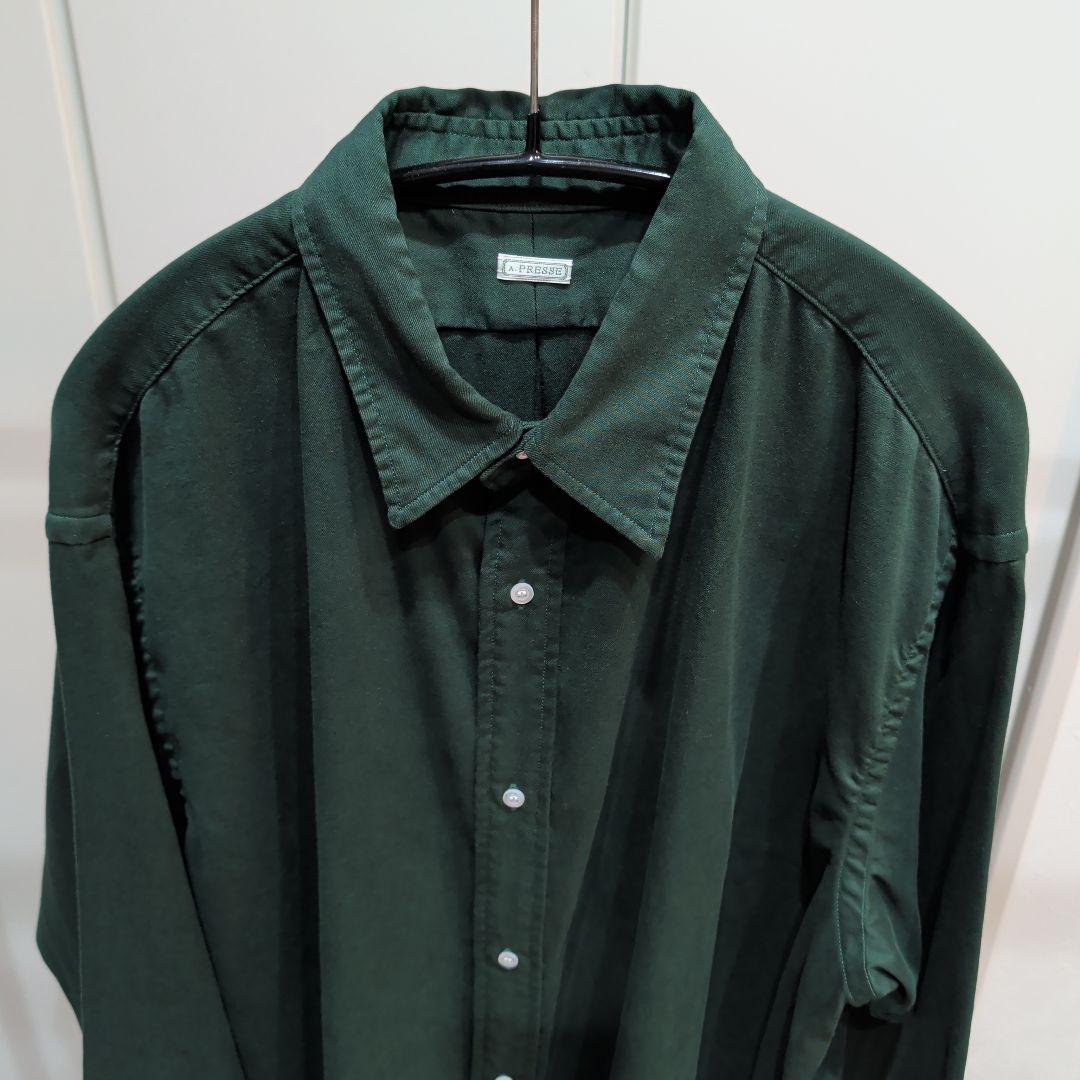 【A.PRESSE・未使用】Double Weave Twill Shirt