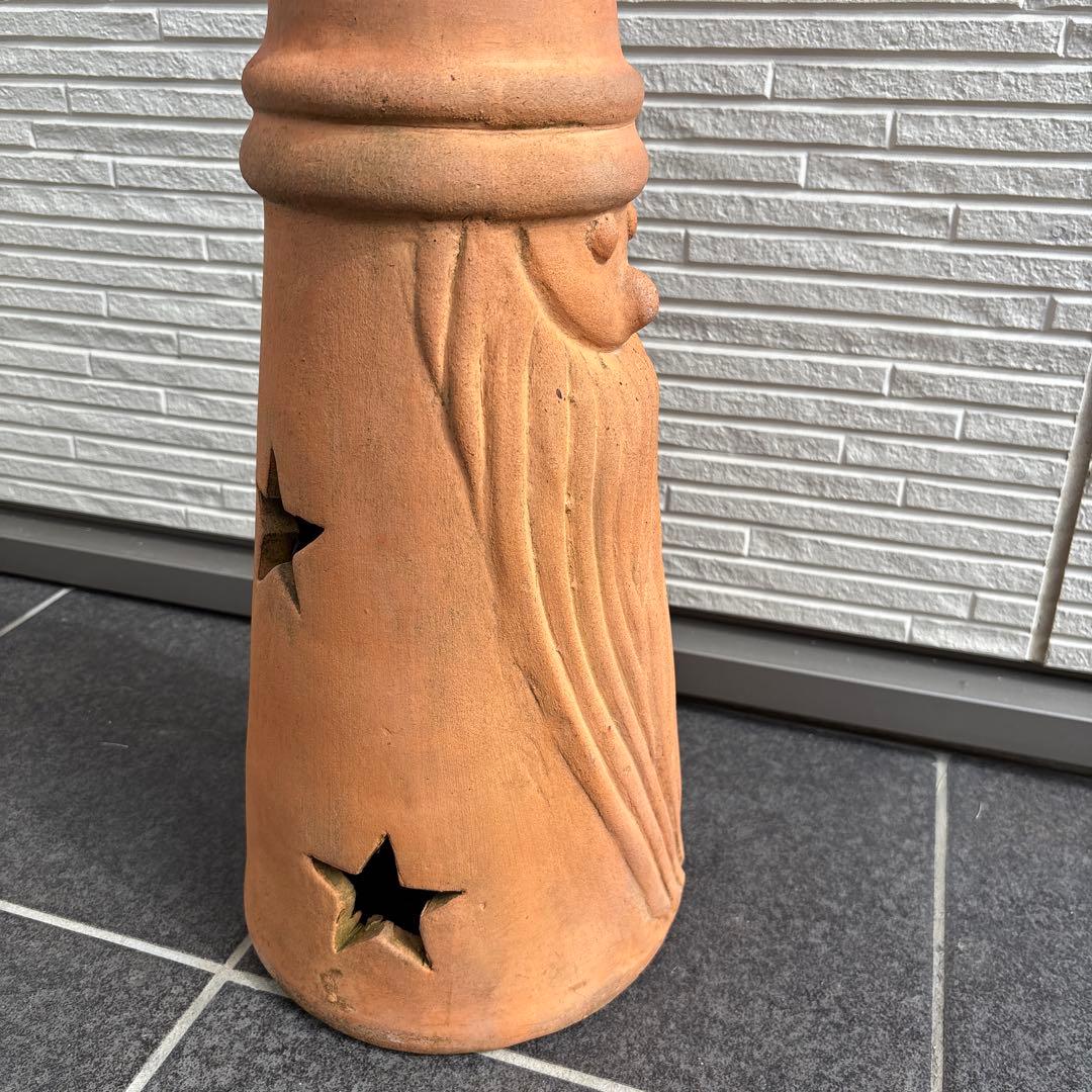 値下げ テラコッタ オーナメント ガーデニング 雑貨 星 イルミ レア 置物