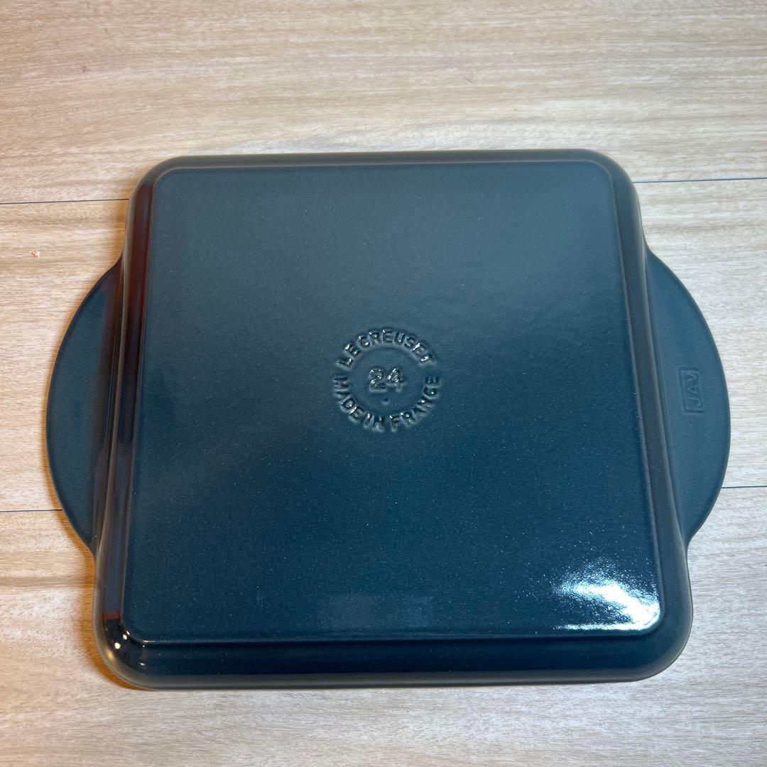 ルクルーゼ　グリル・カレ　スクエアグリル　グリルパン　24cm オーシャン