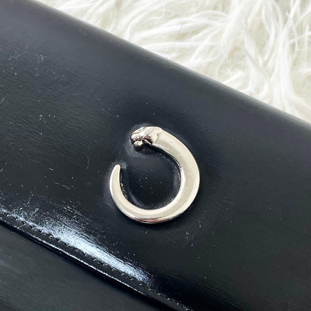 カルティエ　Cartier パンテール　長財布　ブラック　黒　メンズ　レディース