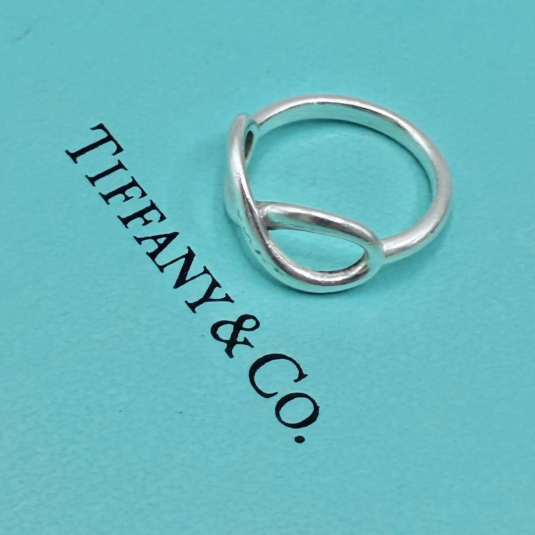 【希少】ティファニー　6号　インフィニティ　リング　無限　シルバー　小さい