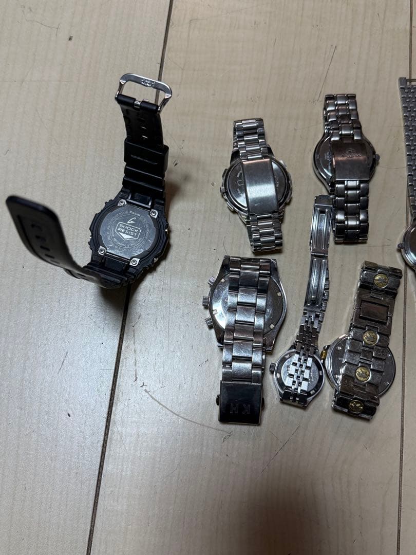 時計11台ジャンク