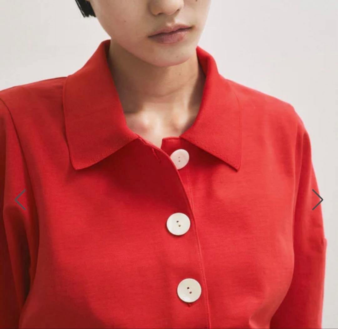 ADAM ET ROPÉ FEMME コクーンスリーブポロシャツ