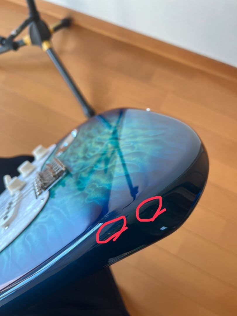 フェンダージャパン ストラト キルト 22フレット エレキギター