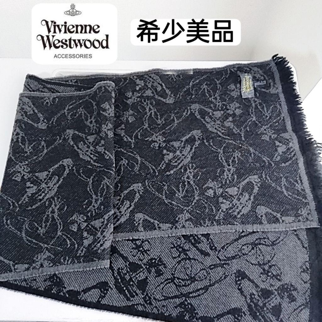 Vivienne Westwood イタリア製 ストール オーブ ロゴ総柄 廃盤
