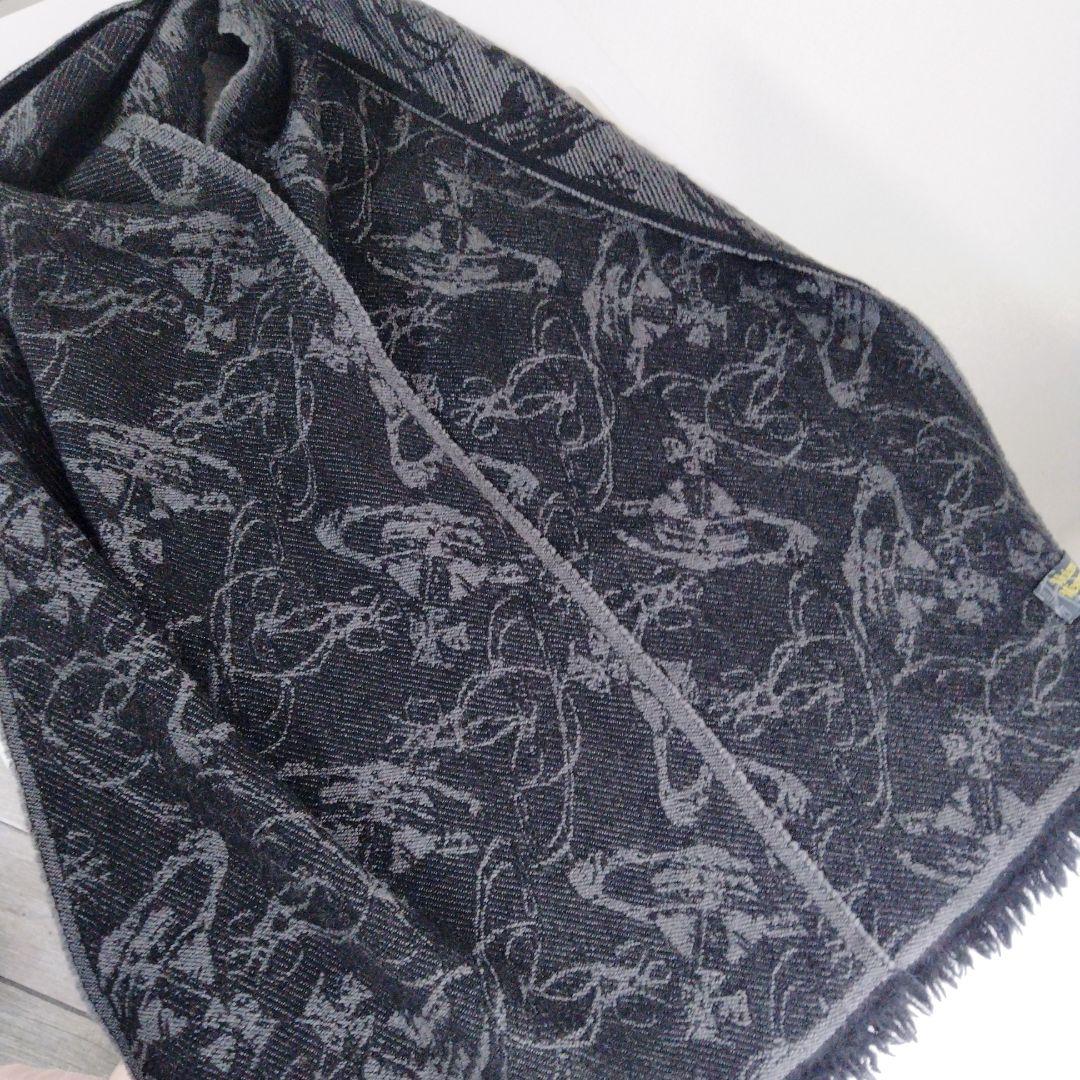 Vivienne Westwood イタリア製 ストール オーブ ロゴ総柄 廃盤