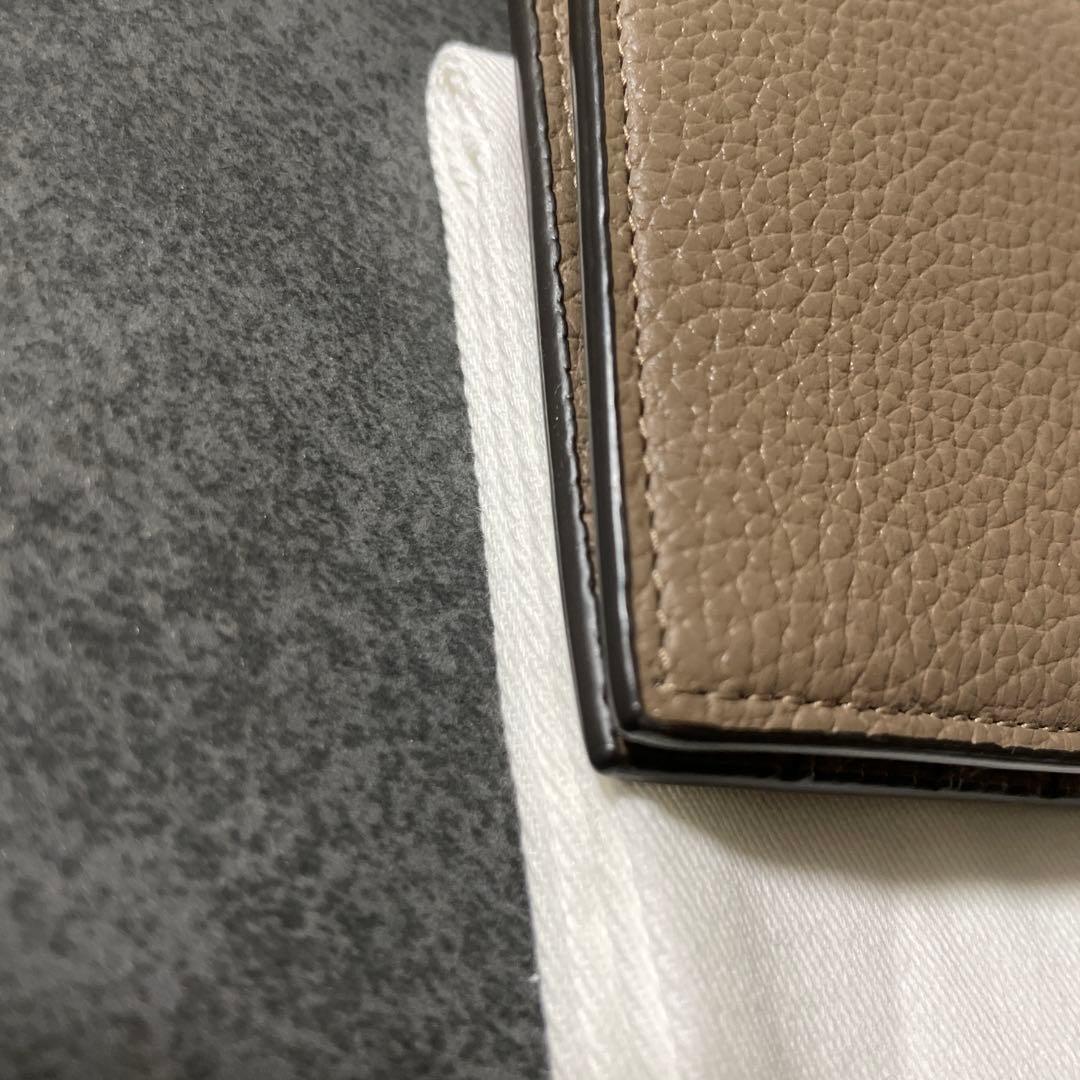 ボナベンチュラ　長財布　エトープ　シュリンクレザー　小銭入れなし　シンプル