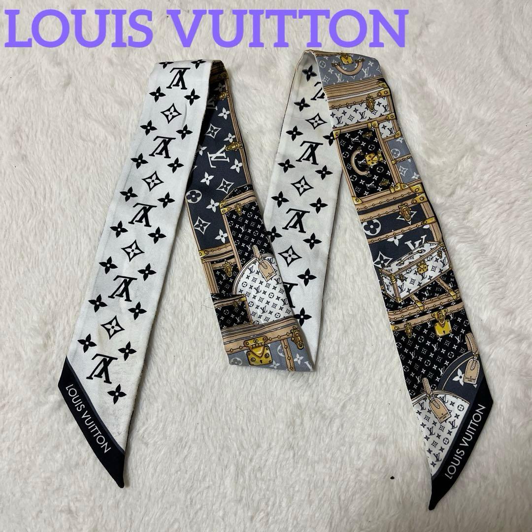 美品　ルイヴィトン バンドーBB モノグラム レッツゴー スカーフ M76442