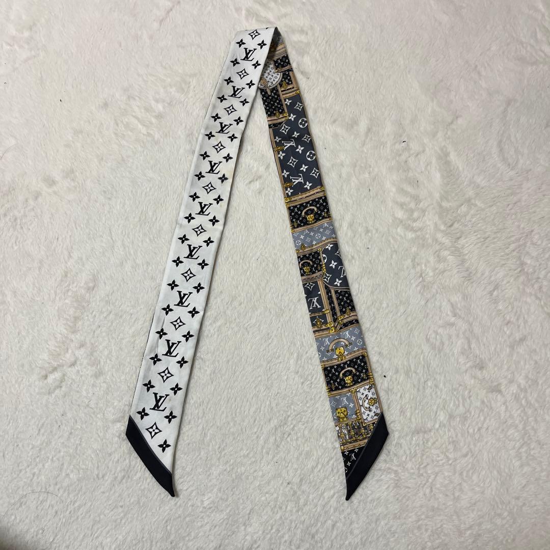 美品　ルイヴィトン バンドーBB モノグラム レッツゴー スカーフ M76442