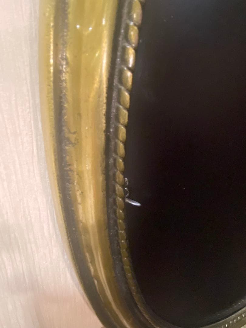 アンティーク風　壁掛けミラー　インテリア　　フレンチシャビー　宮殿　used