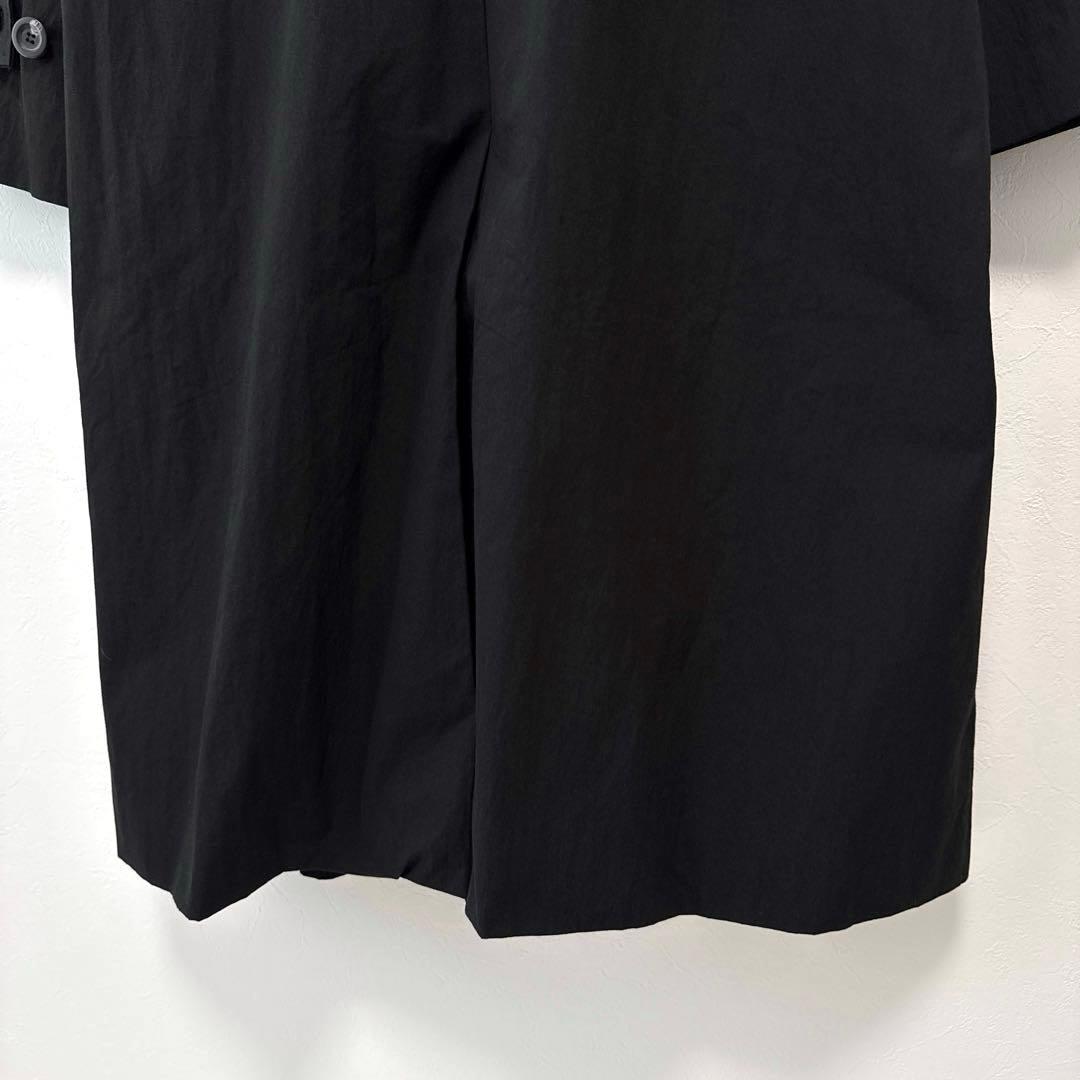 美品 キャナルジーン El mar ステンカラーコート オーバーサイズ 黒