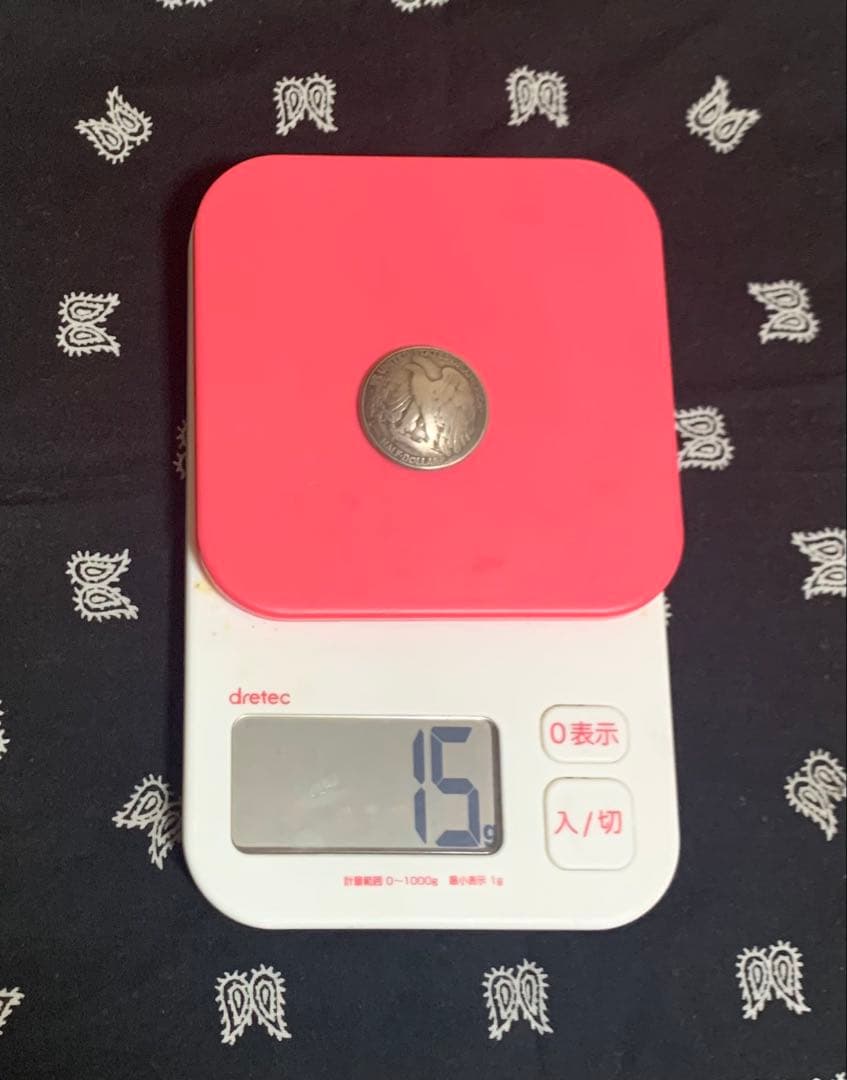 ハーフダラー　50セント　モルガンコンチョ　シルバー