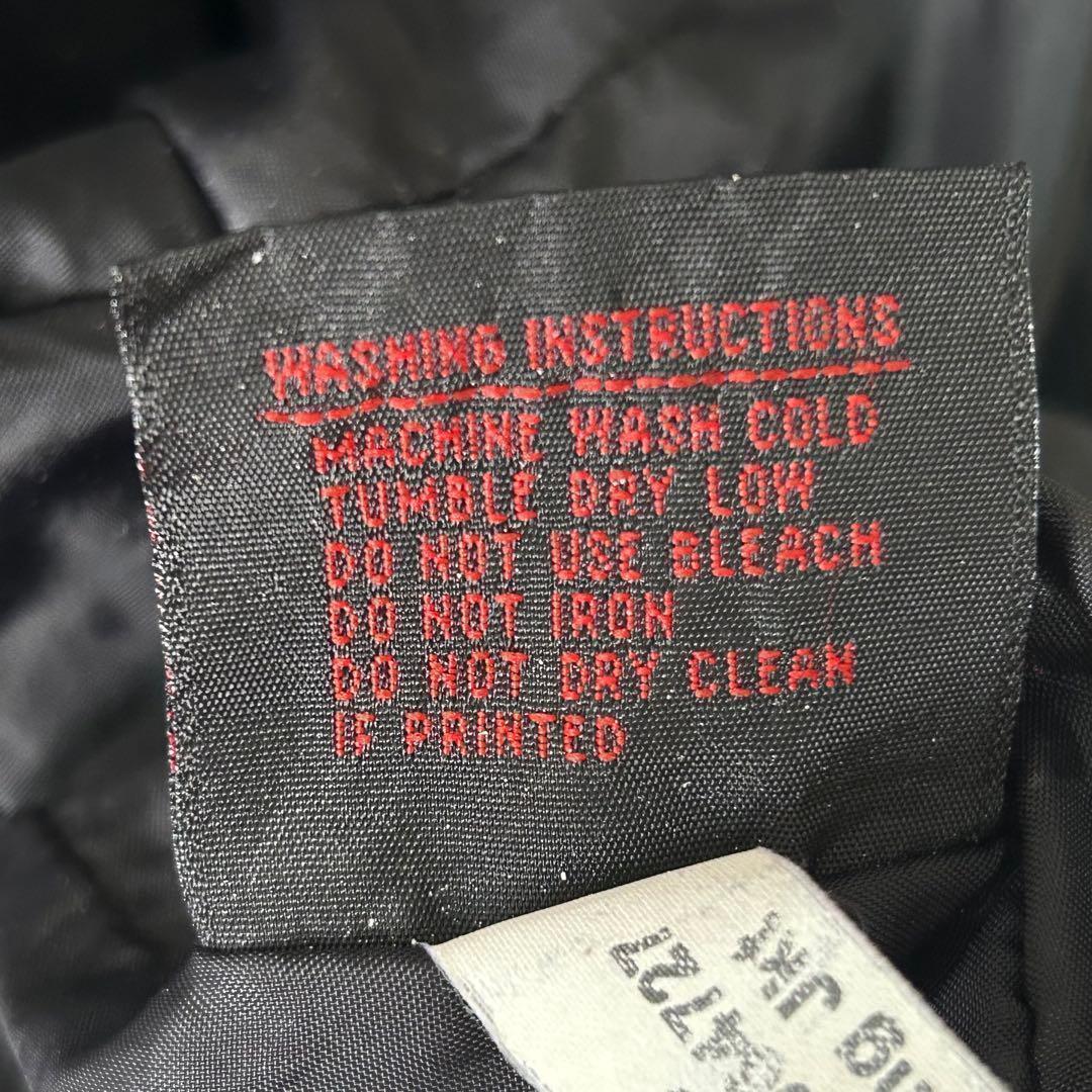 激レア snap on レーシング ブルゾン 刺繍 ジャケット 黒 赤 XL