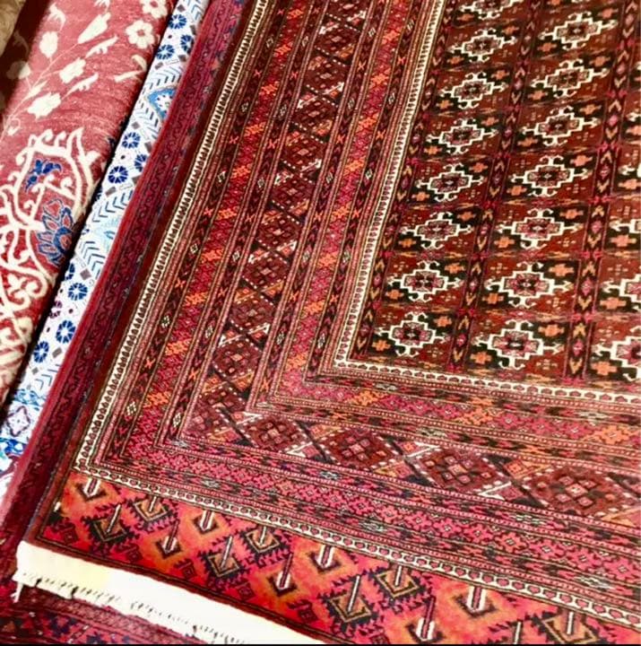 トルクメン最高級ウールラグ/サイズ：200x300cm。 …。 …y69。