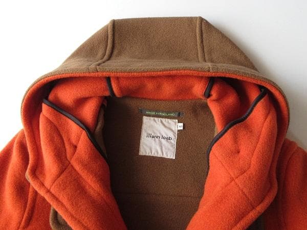 英国製 iliann loeb ウールメルトン ダッフルコート 40