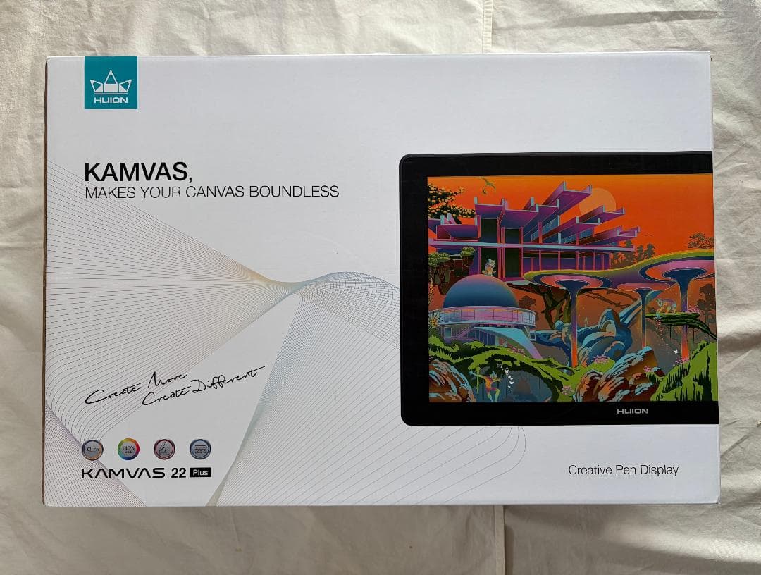 HUION 液タブ Kamvas22 Plus 液晶ペンタブレット 21.5型