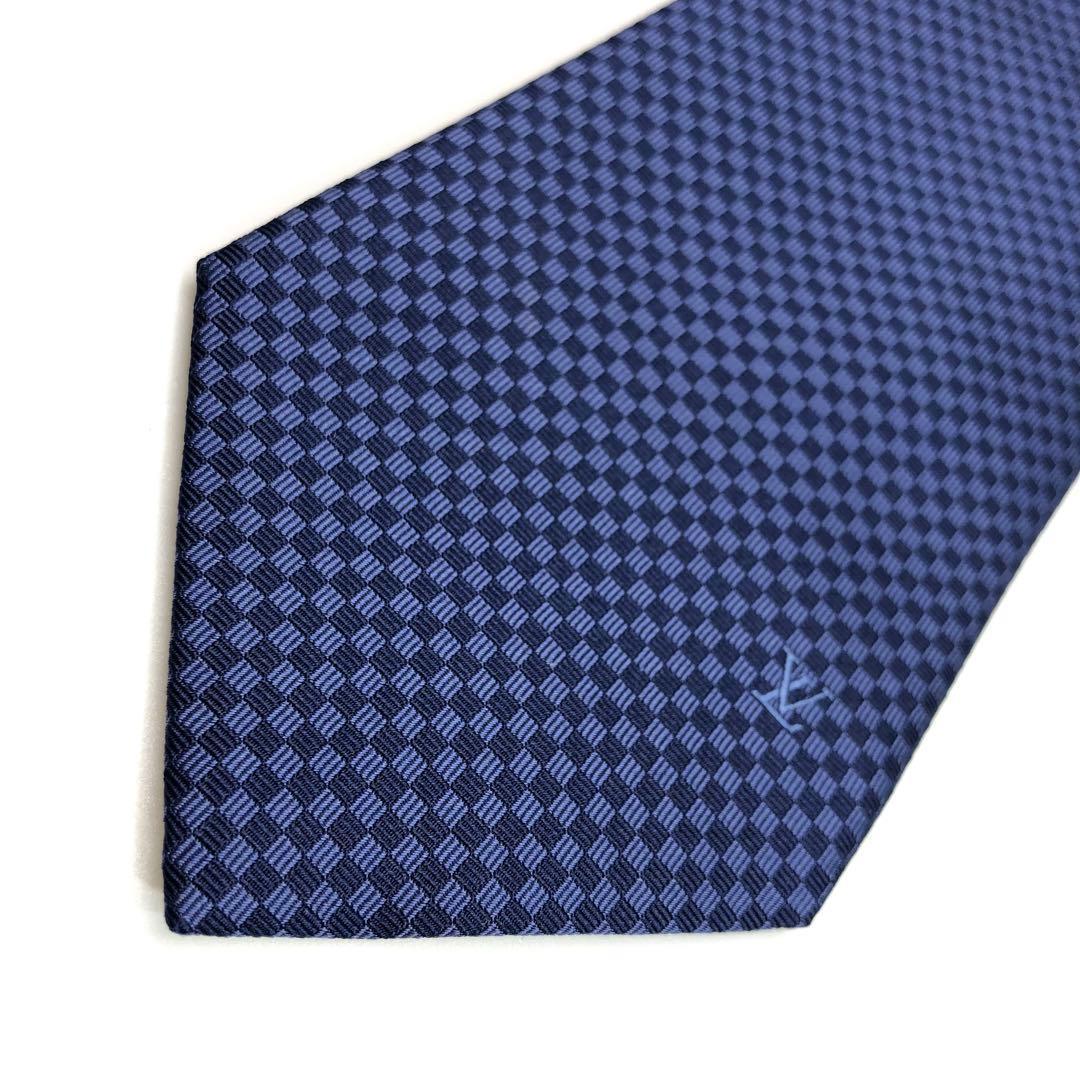 【carina様】未使用✨箱/タグ付 ルイヴィトン ネクタイ・マイクロダミエ