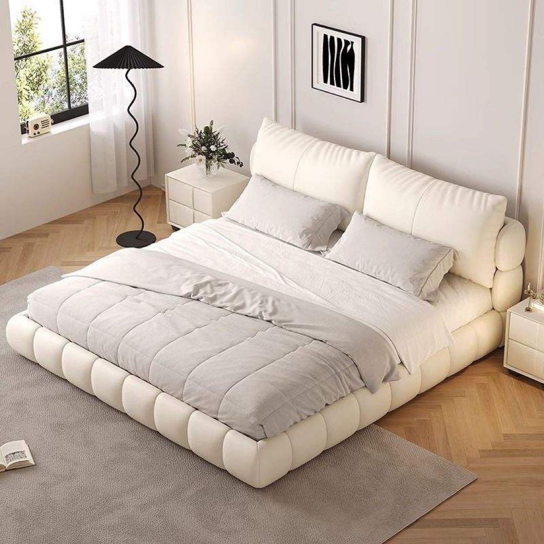 ファブリックベッド クイーンサイズ