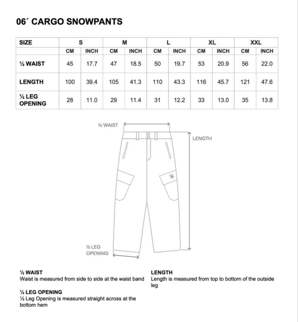 新品 25/26 harlaut apparel CARGO PANTS