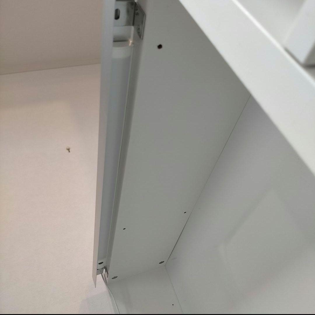 IKEAイケアミッケ学習机ホワイトDIYカスタム 追加ユニット LEDライト付き