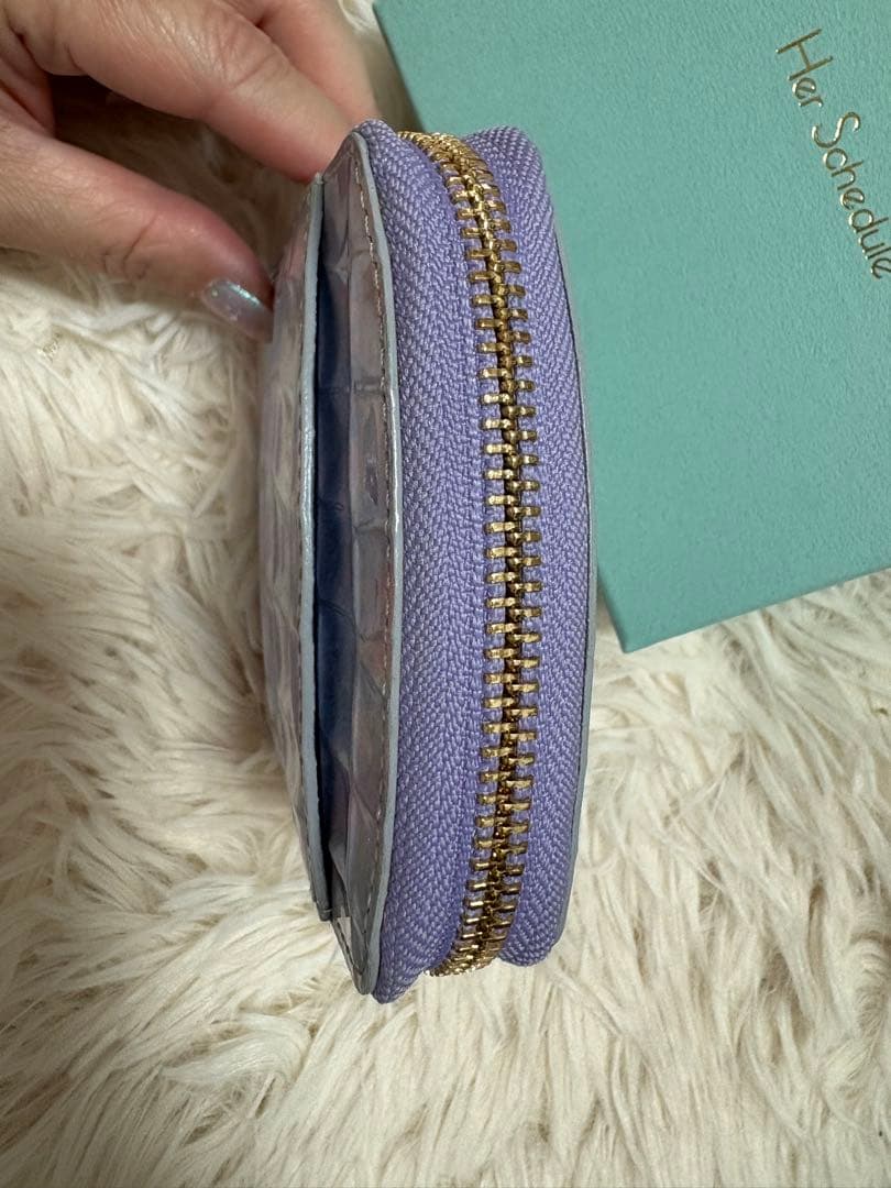 美品♪Her Schedule ハースケジュール二つ折り財布 イブニングスターズ