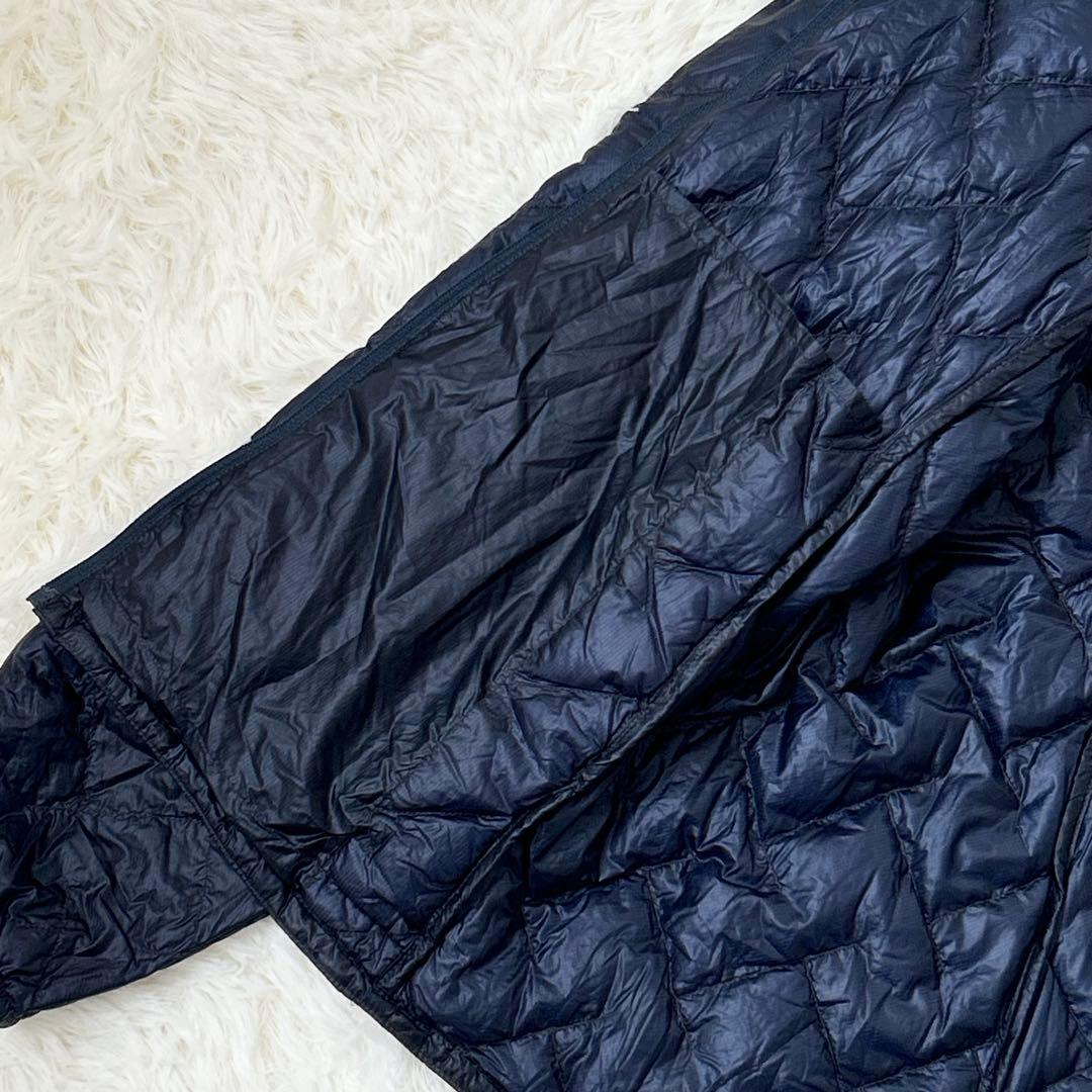 s*★様 美品✨モンベル ダウンジャケット プラズマ1000 ネイビー L レデ