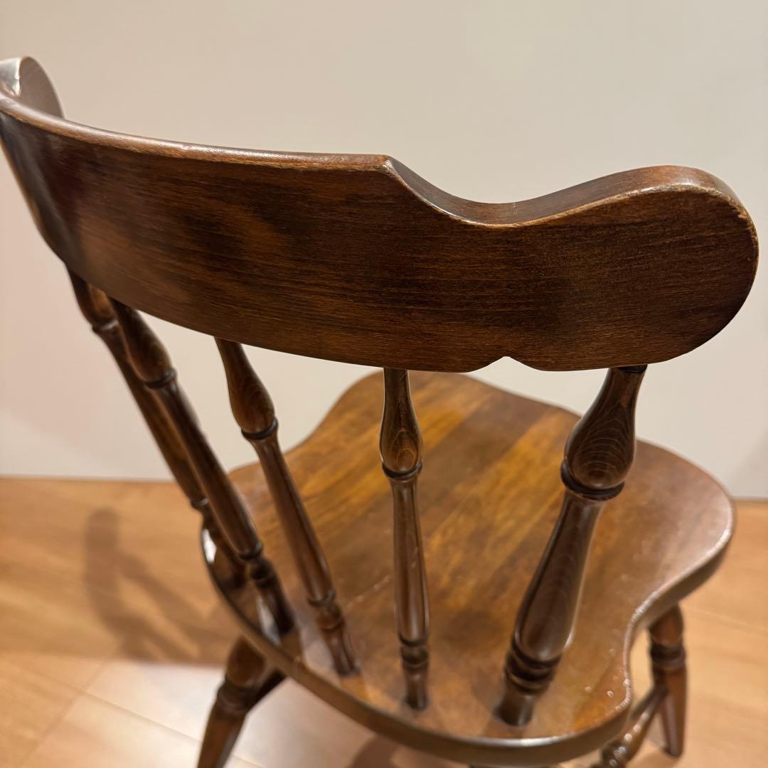 飛騨産業 キツツキ ウィンザーチェア 木製スピンドルバックチェア ヴィンテージ
